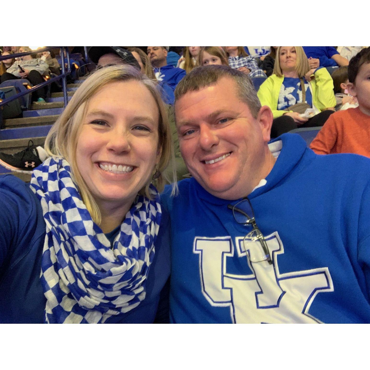 Date 3: UK Gymnastics - Our first picture together