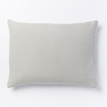 Belgian Linen Standard Sham, Platinum