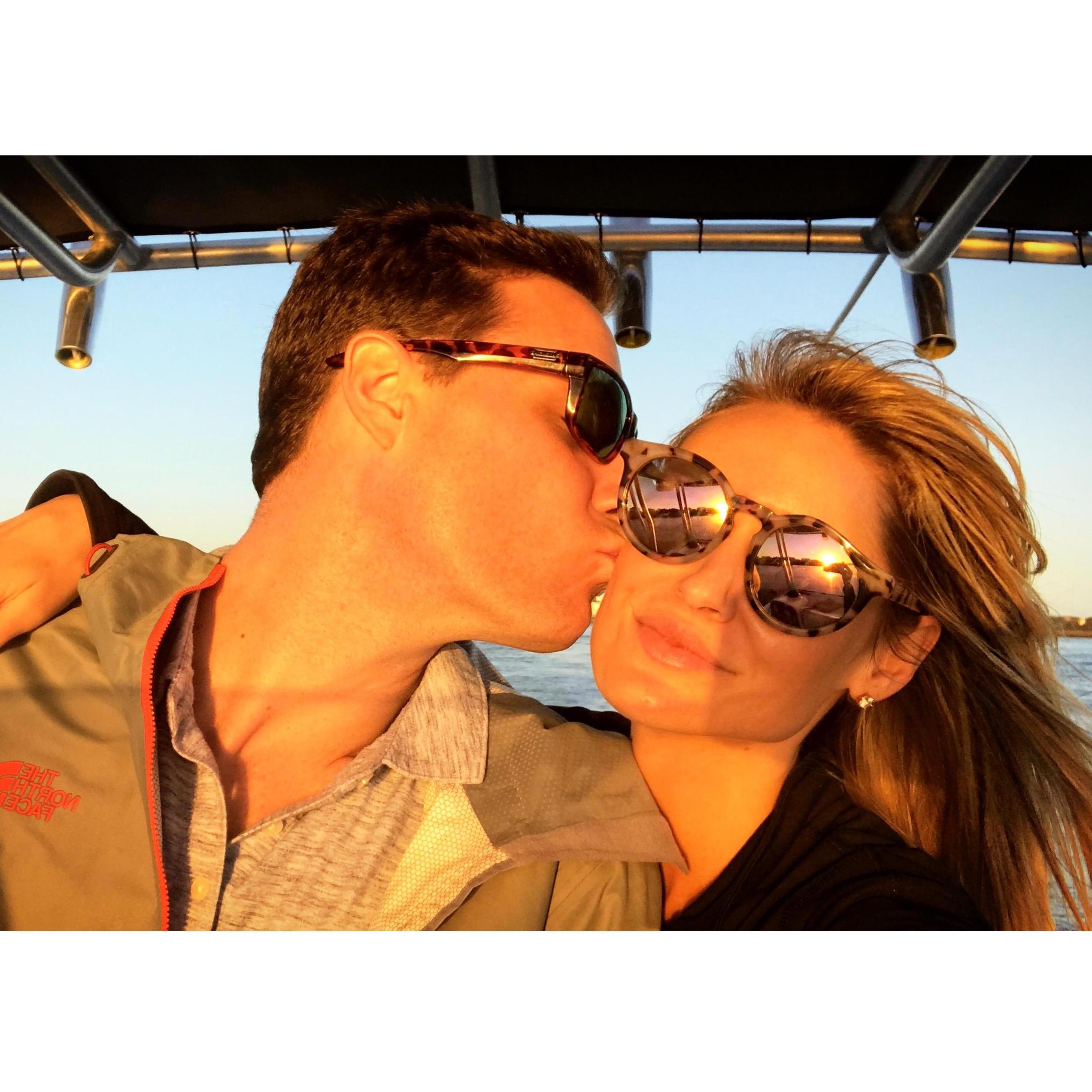 Eventually, Steve moved from Durham to Wrightsville Beach so he would enjoy more sunset boat rides and time with Hunter.