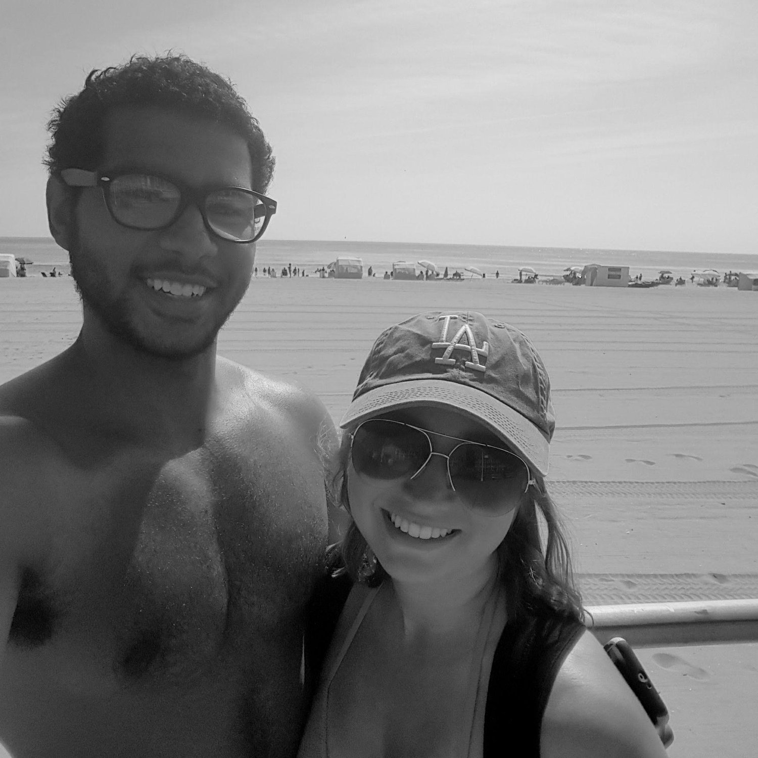 Our first beach trip at Virginia Beach!