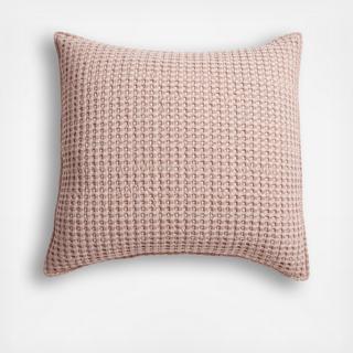 Mills Waffle Square Throw Pillow