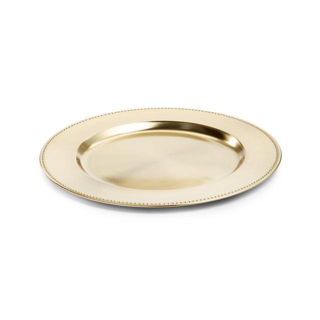 Martha Stewart Collection Harvest Gold Charger, Created for Macy's