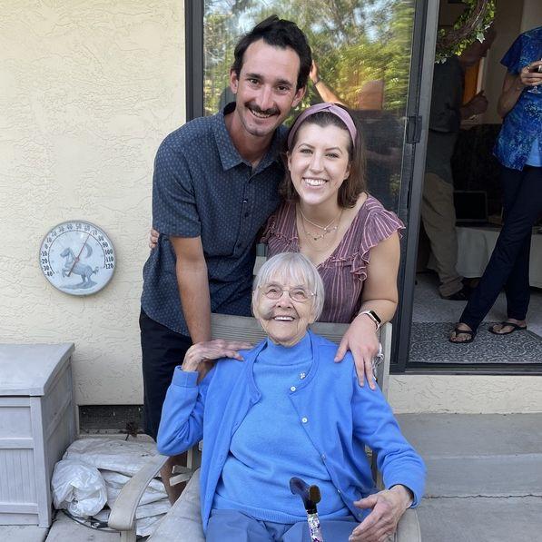 May 2021: A trip to Napa to visit Kelly's Grammy for her 100th birthday!