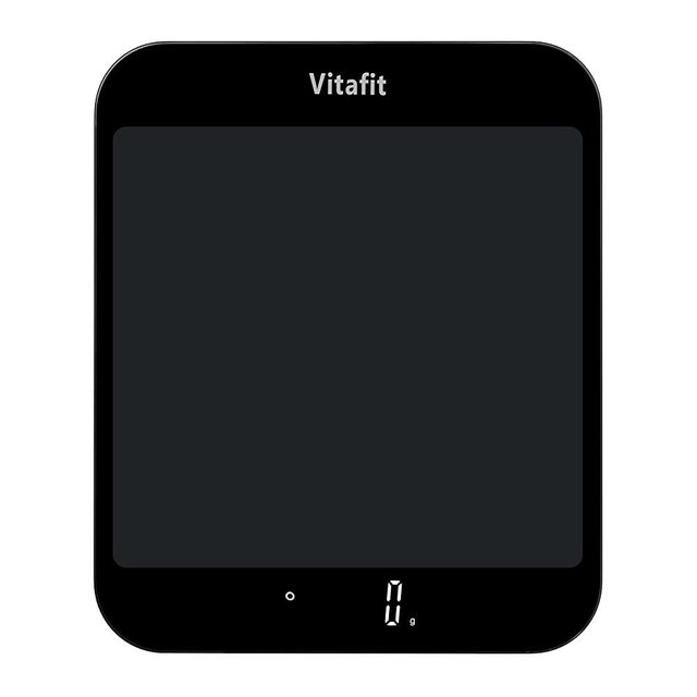 Vitafit 33lb Digital Kitchen Scale, Multifunction Food Scale Weight Grams and Ounces for Cooking Baking,1g/0.1oz Precise Graduation, Batteries Included,Black