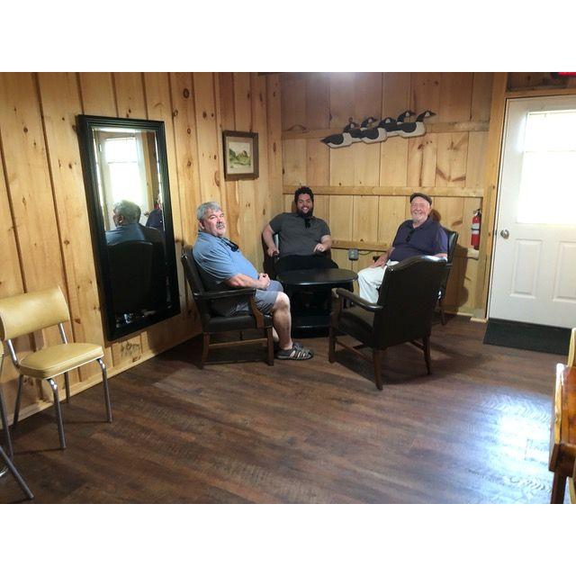 Men suite with the guys at our venue!
