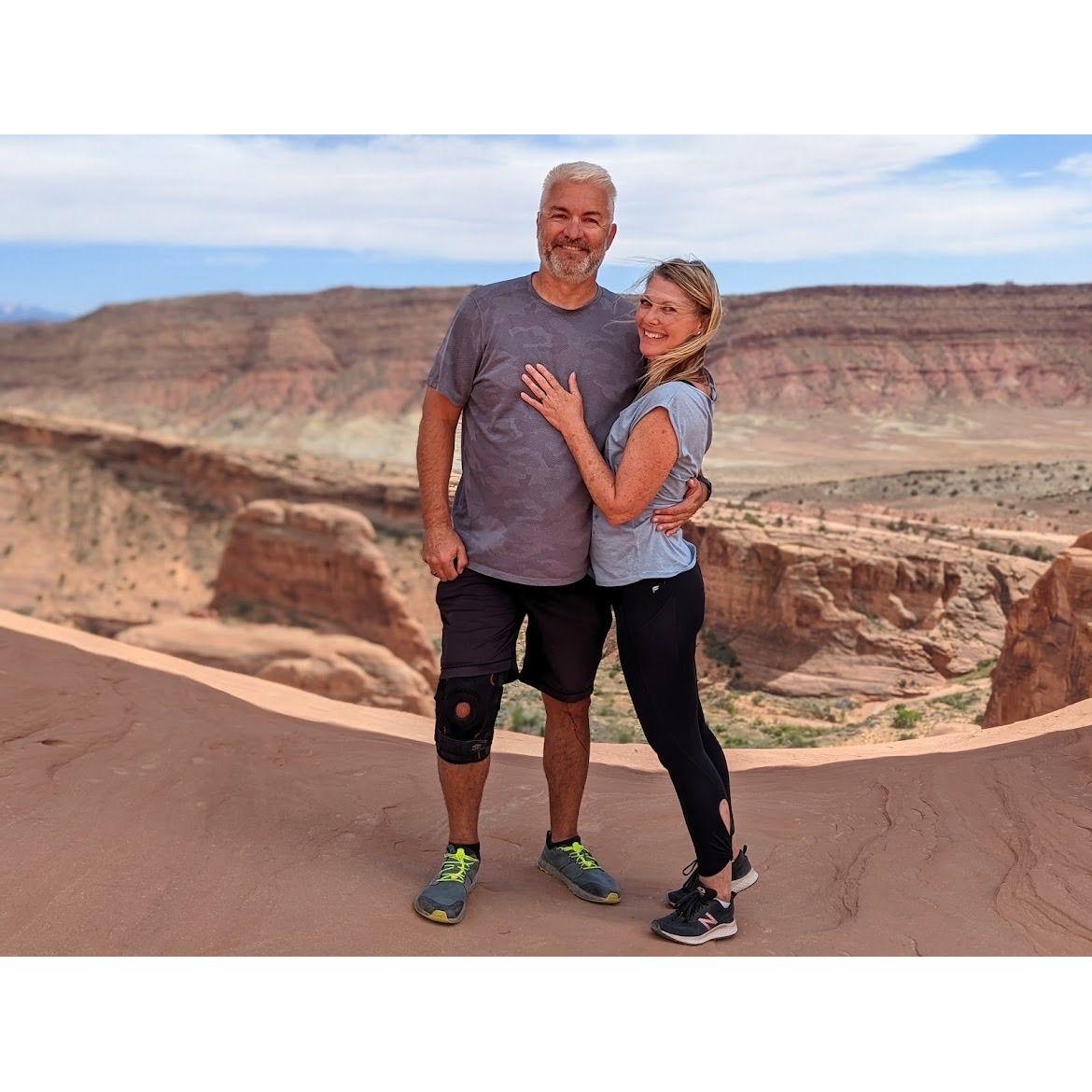 May 13, 2022  - Engaged at Arches National Park!