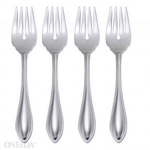 Oneida American Harmony Set of 4 Salad Forks, Casual Flatware