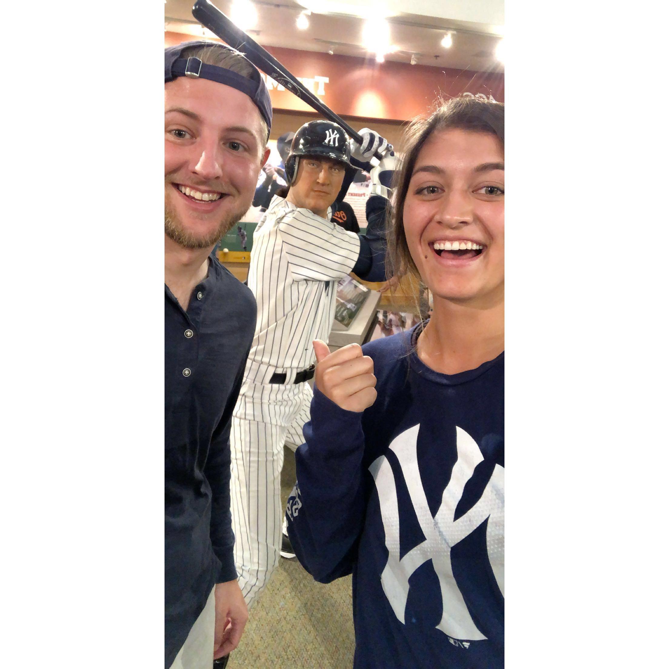 Happy to see our boy, Jeter, hanging out with the sluggers.