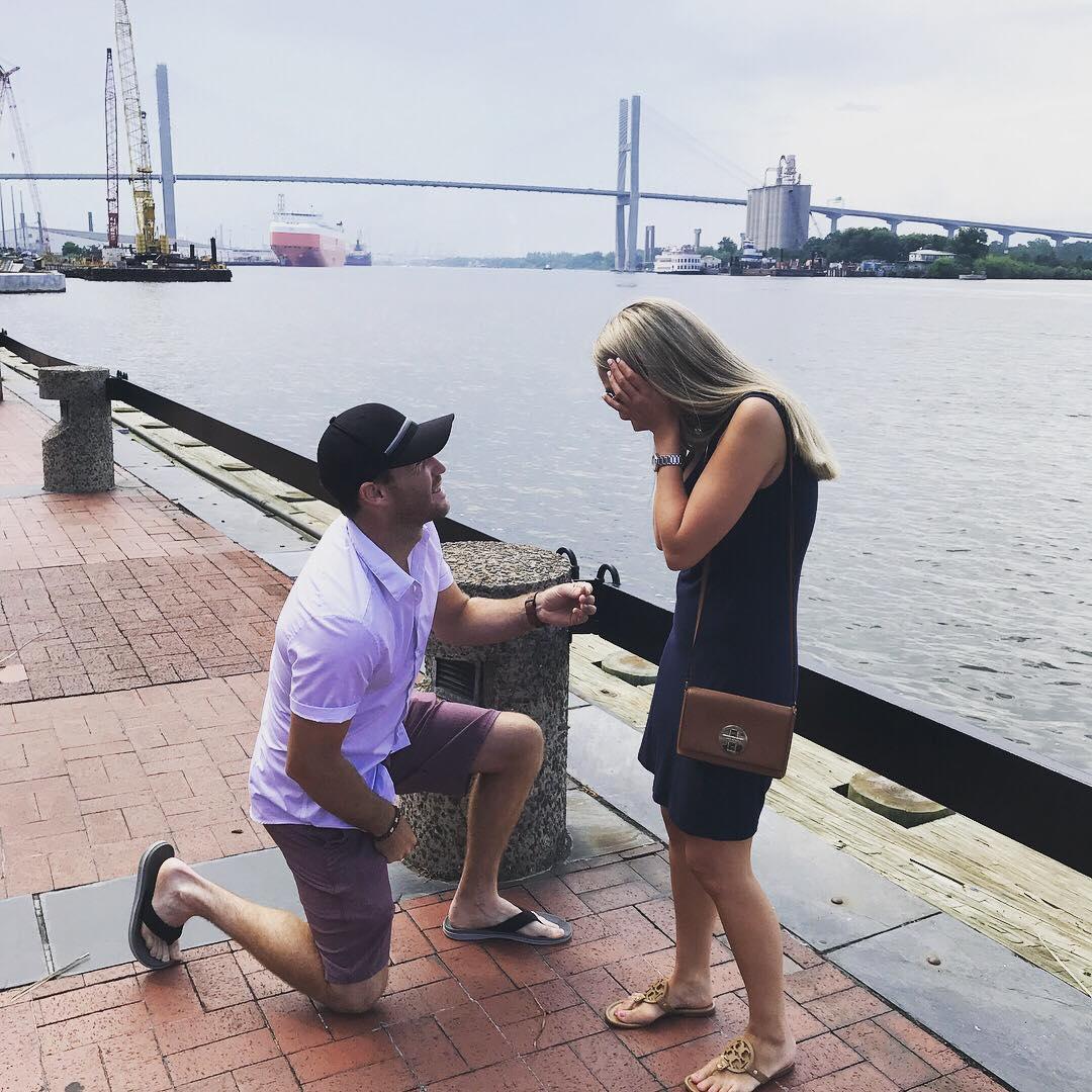 When Eric proposed on River Street