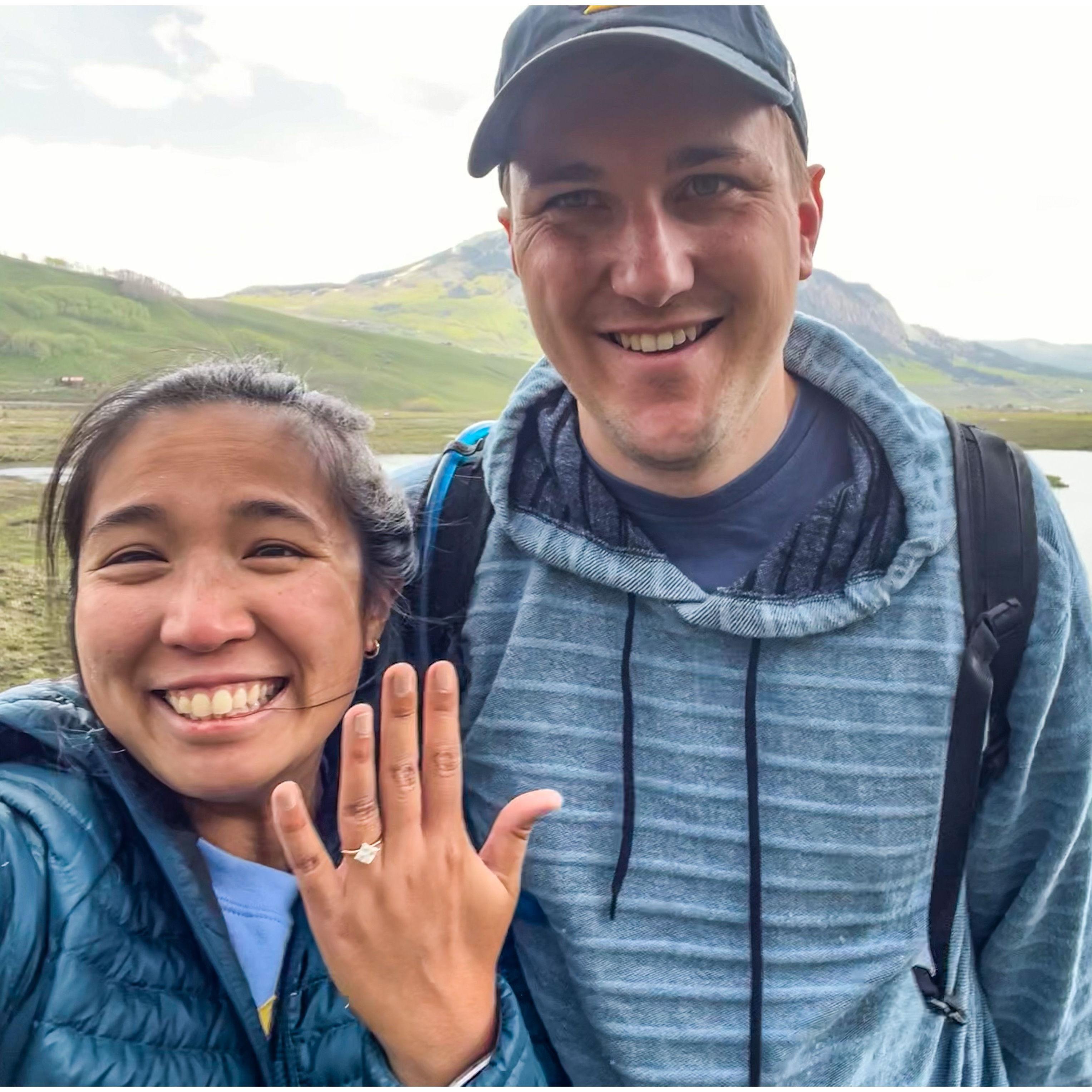 2022- We got engaged in Crested Butte!!
