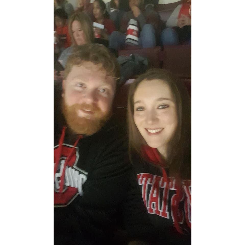 Megan's first OSU Basketball game!