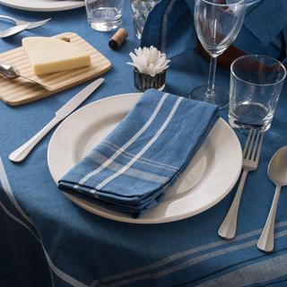 French Chambray Large Tablecloth