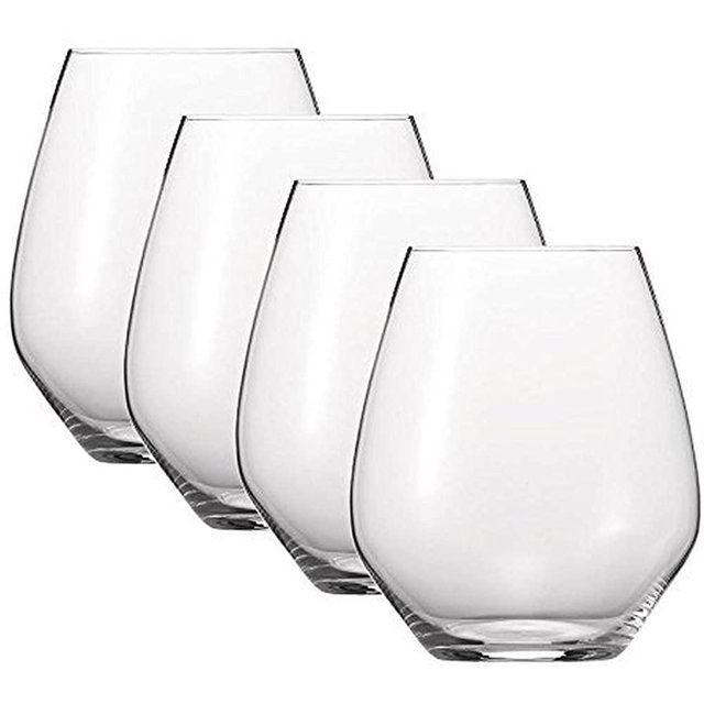 Spiegelau 4800280 Authentic Casual Stemless Wine Glasses (Set of 4), X-Large, Clear