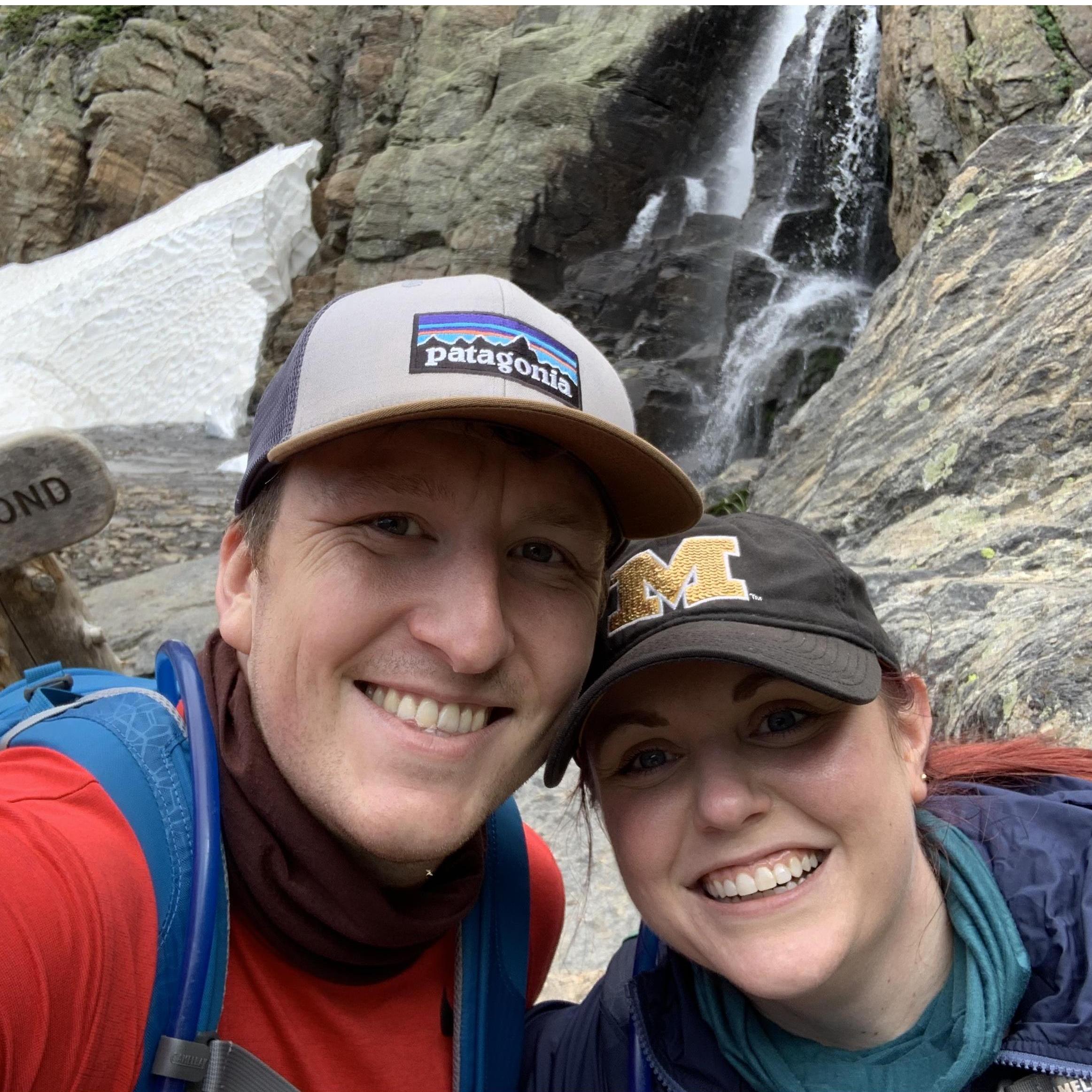 This photo is from one of our latest adventures. As part of a pandemic road trip, we spent a week hiking and camping in the Rocky Mountain National Park in Colorado in July 2020.