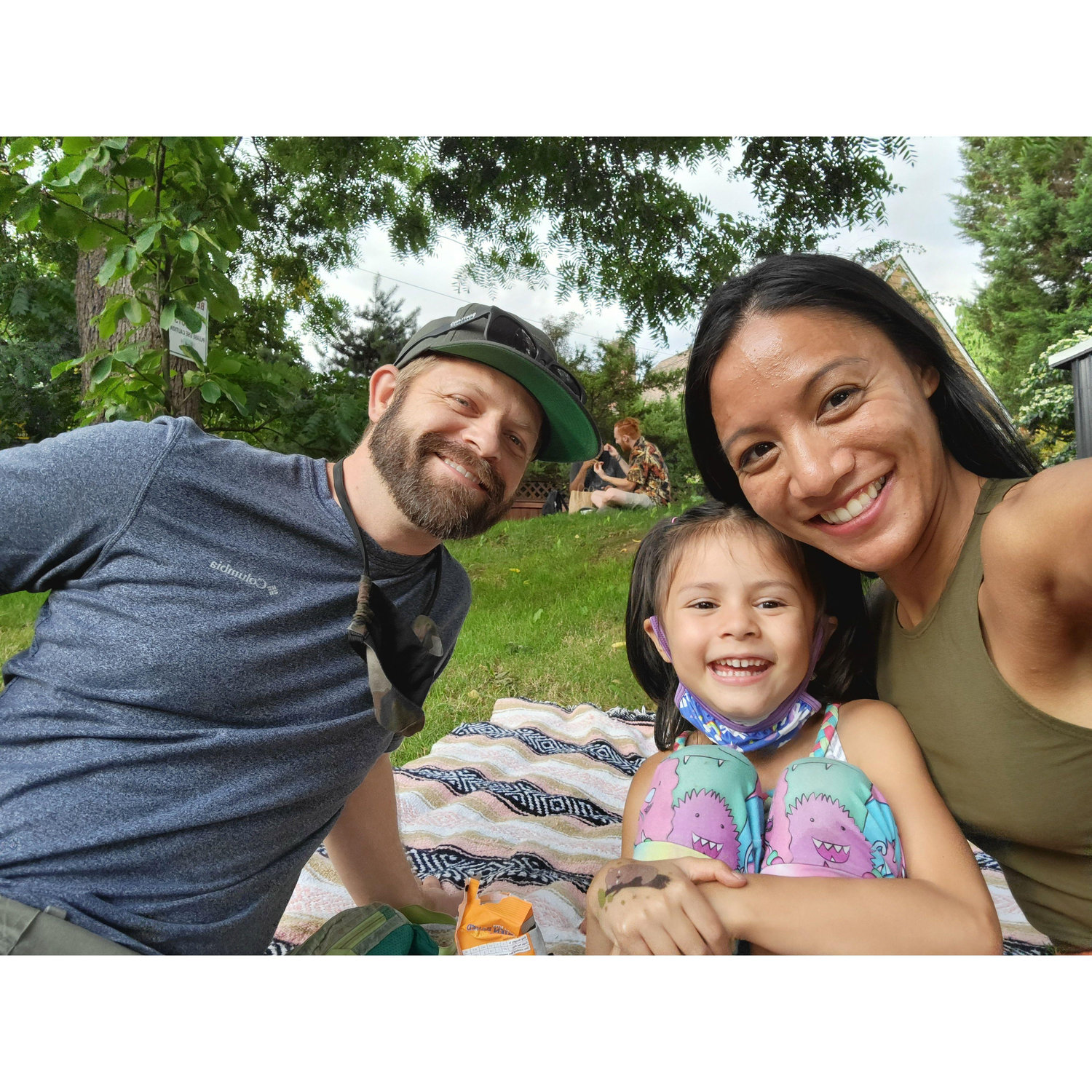Picnic time with Kelly's niece