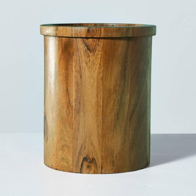 Wood Utensil Holder Brown - Hearth & Hand™ with Magnolia