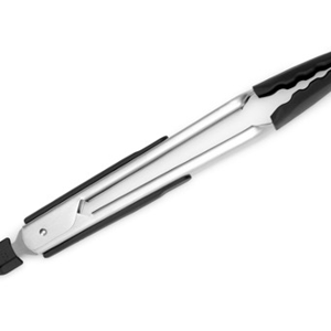 High-Quality Silicone Tongs for Non-Stick Cookware, Black | Misen