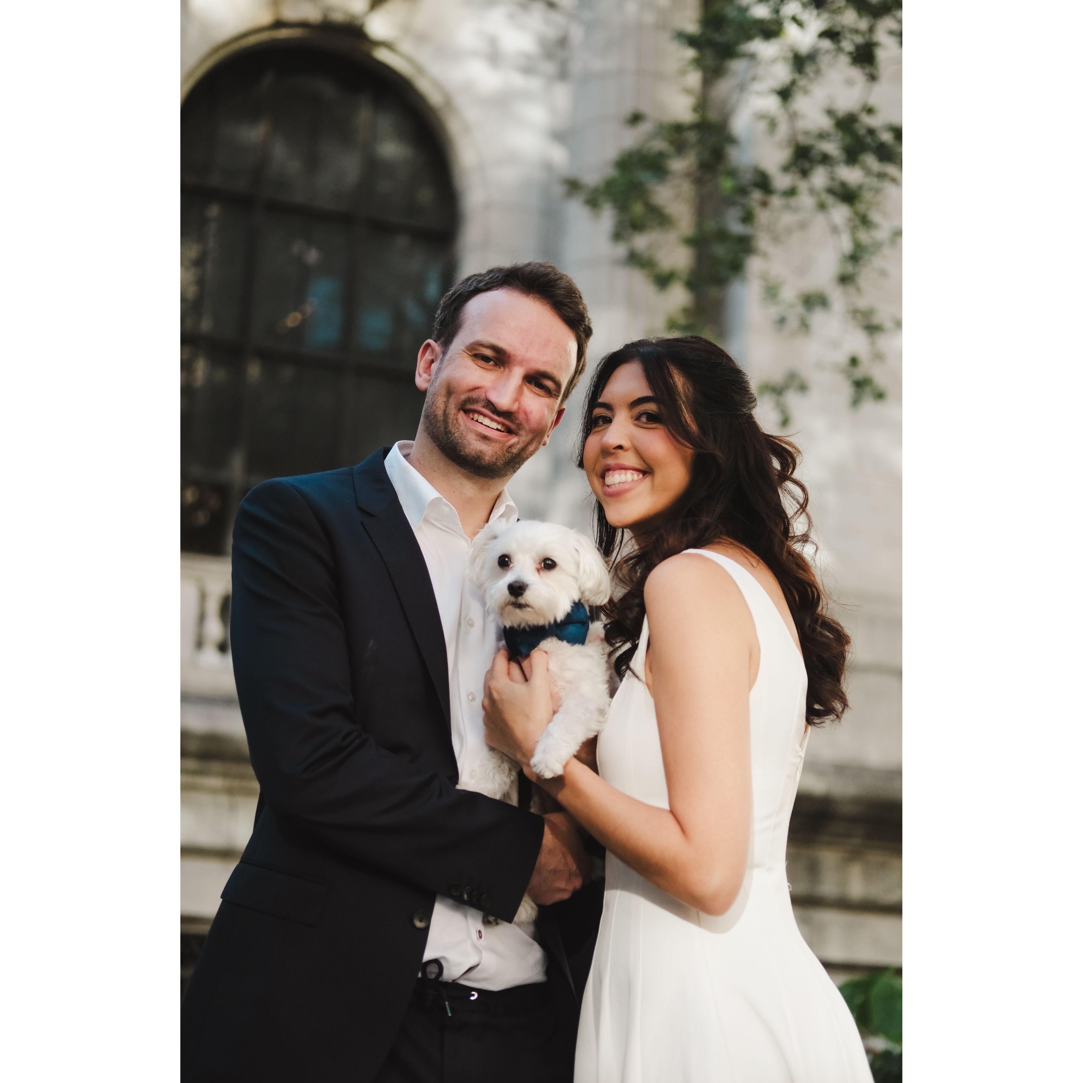 Valentin, Oscar & Bianca on our elopement day! {22 August 2025}