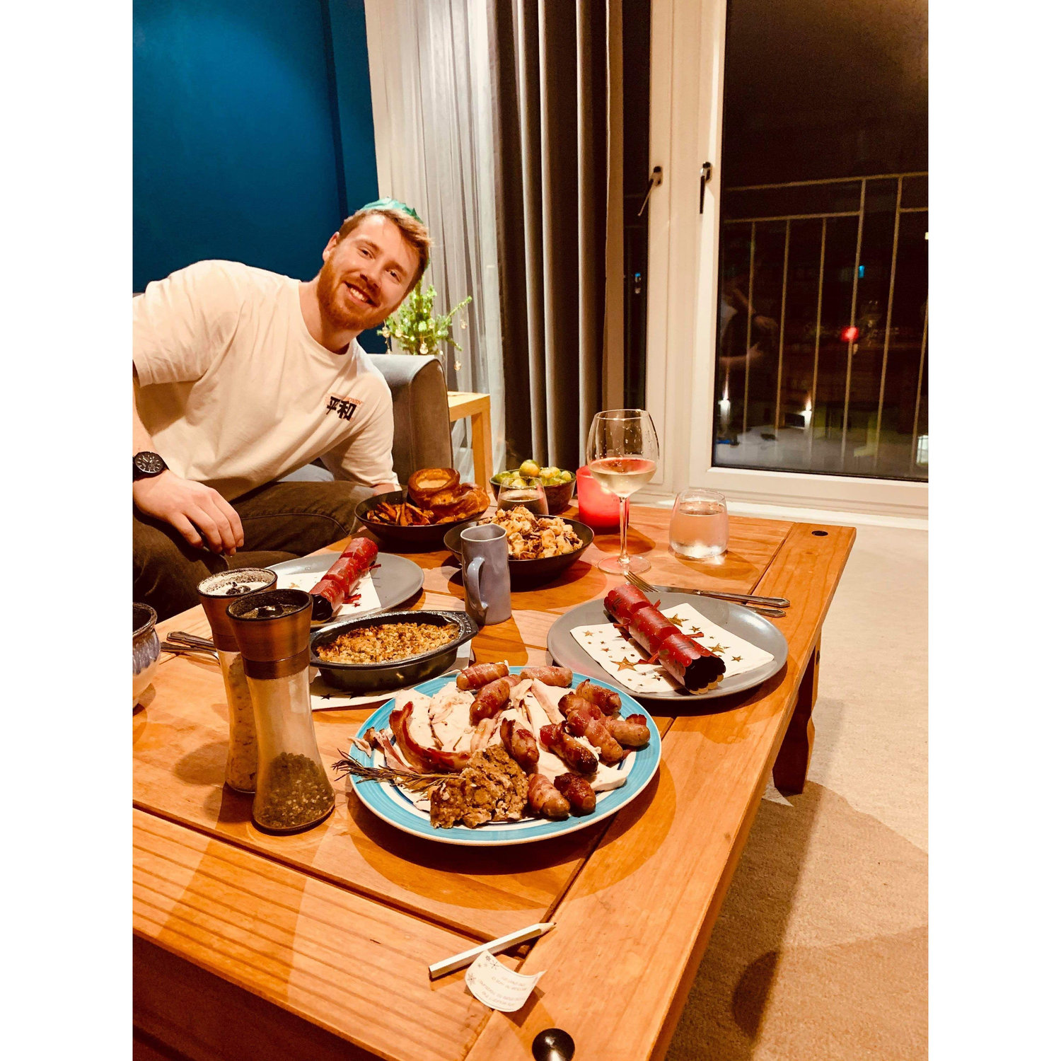 Our first christmas meal together