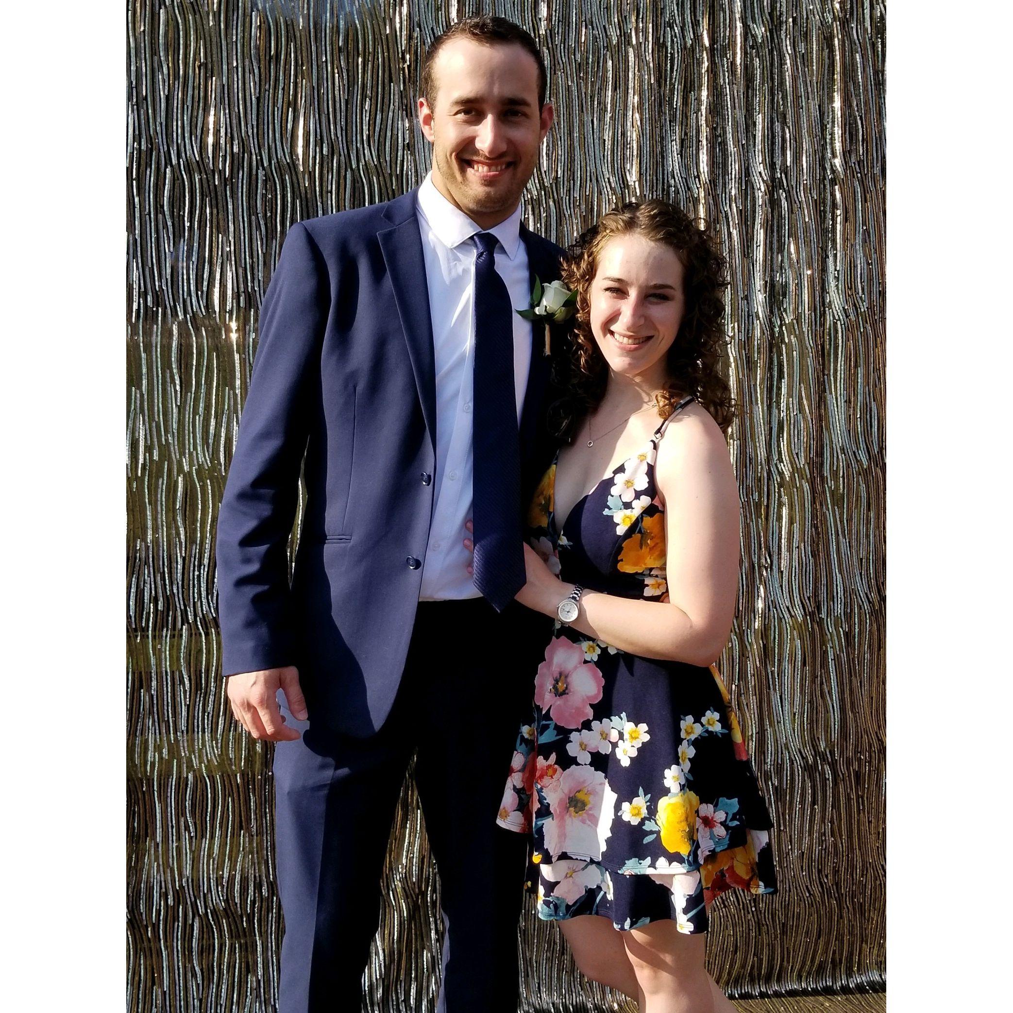 Our very first wedding together - to now forever wedding dates (June 2019)