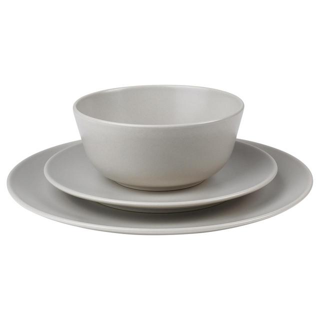 DINERA18-piece dinnerware set, beige