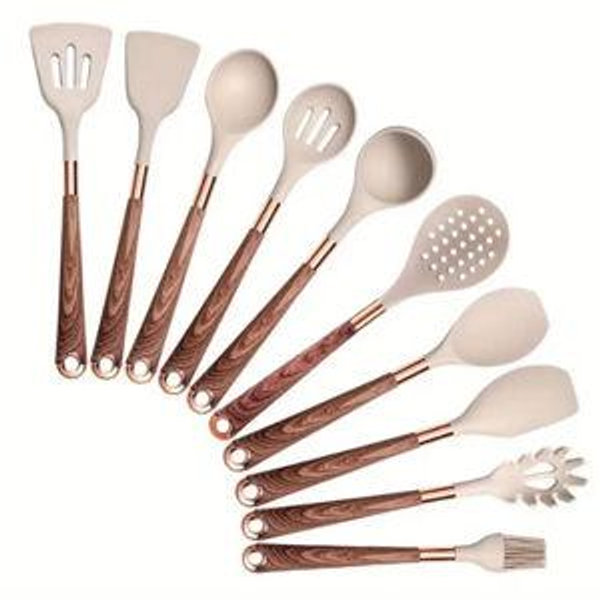 Elegant Silicone Cooking Utensil Set