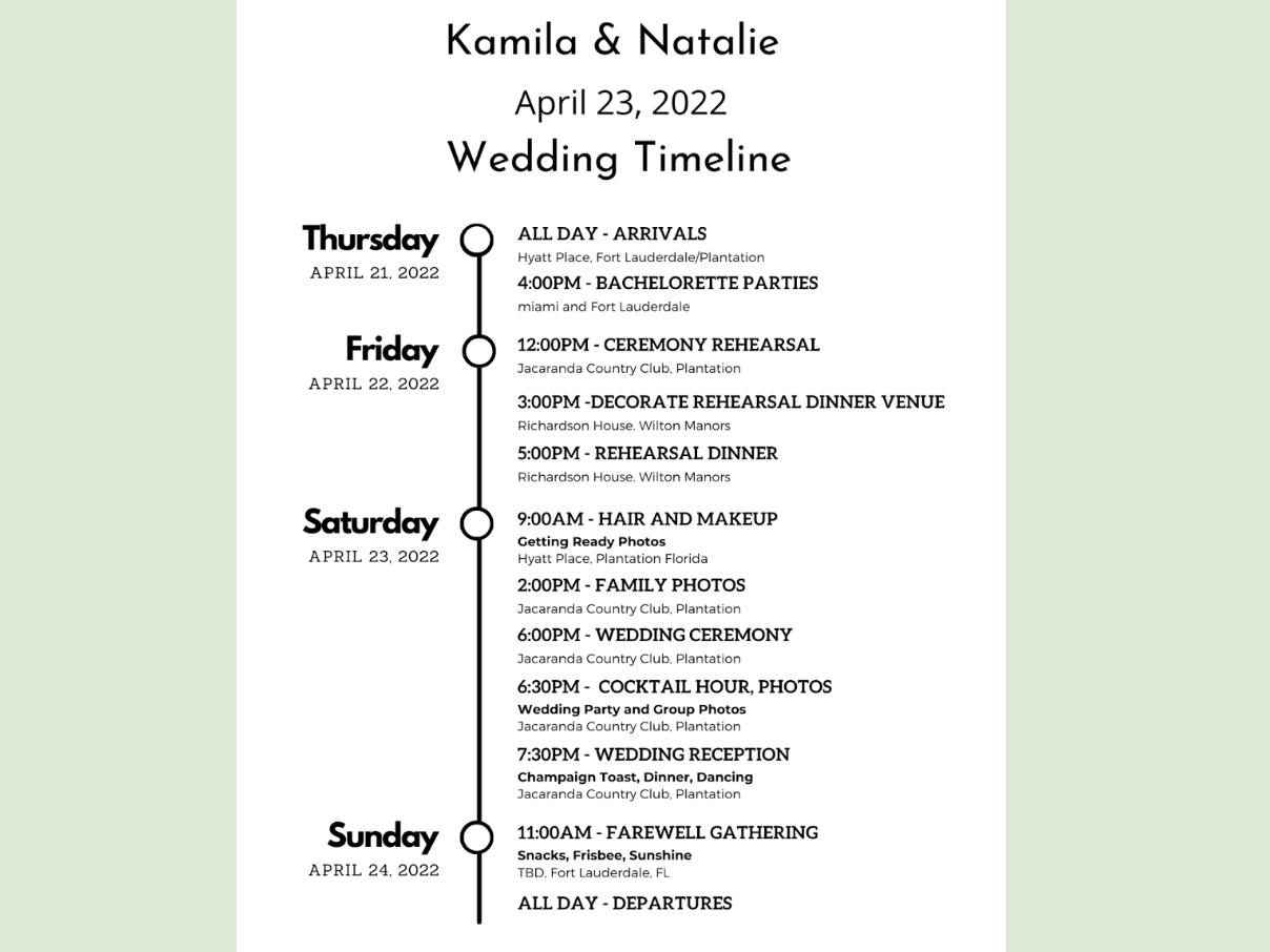 The Wedding Website of Kamila Davis and Natalie Davis
