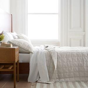 Linen Quilt | Quince in Sand