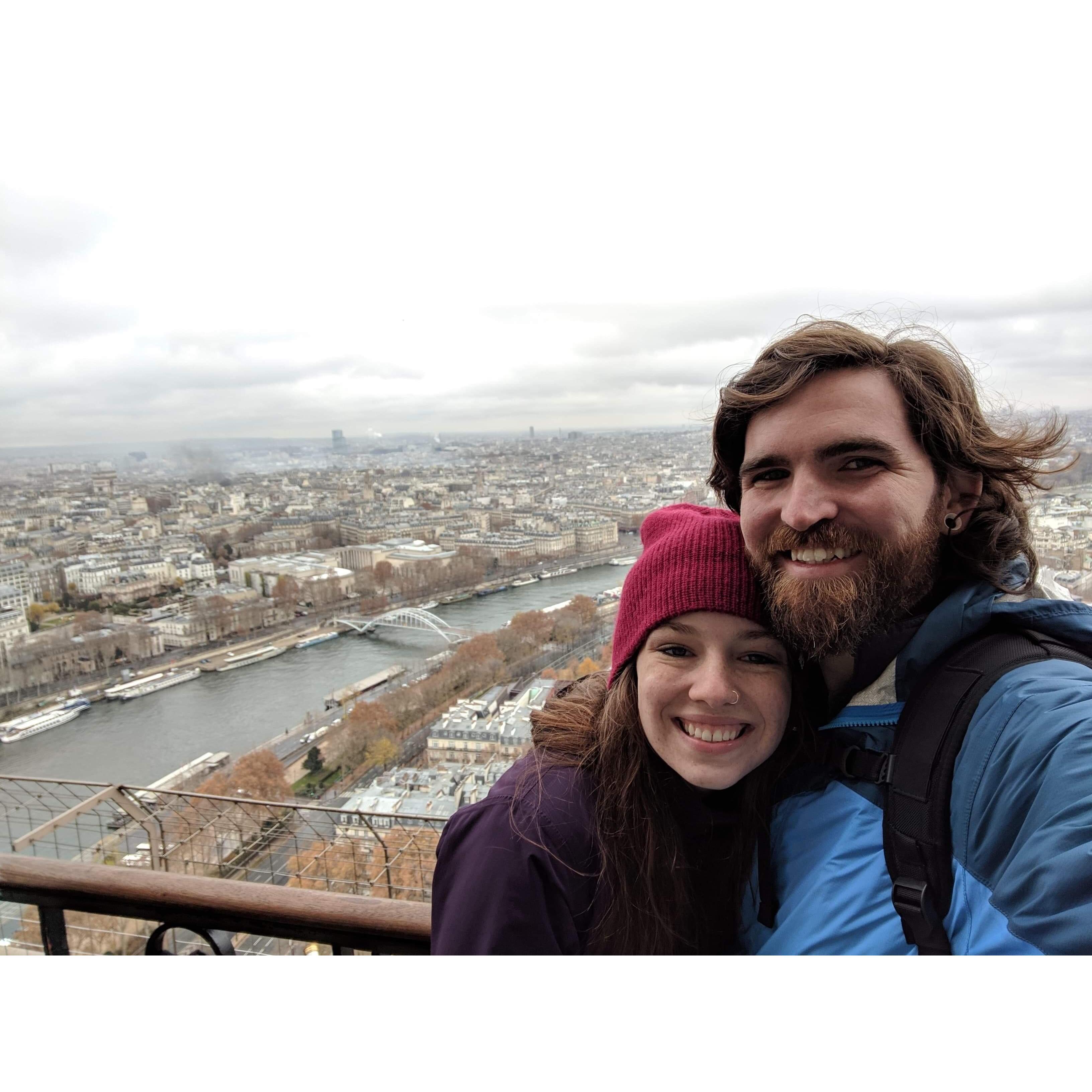 On the Eiffel Tower. 2018.