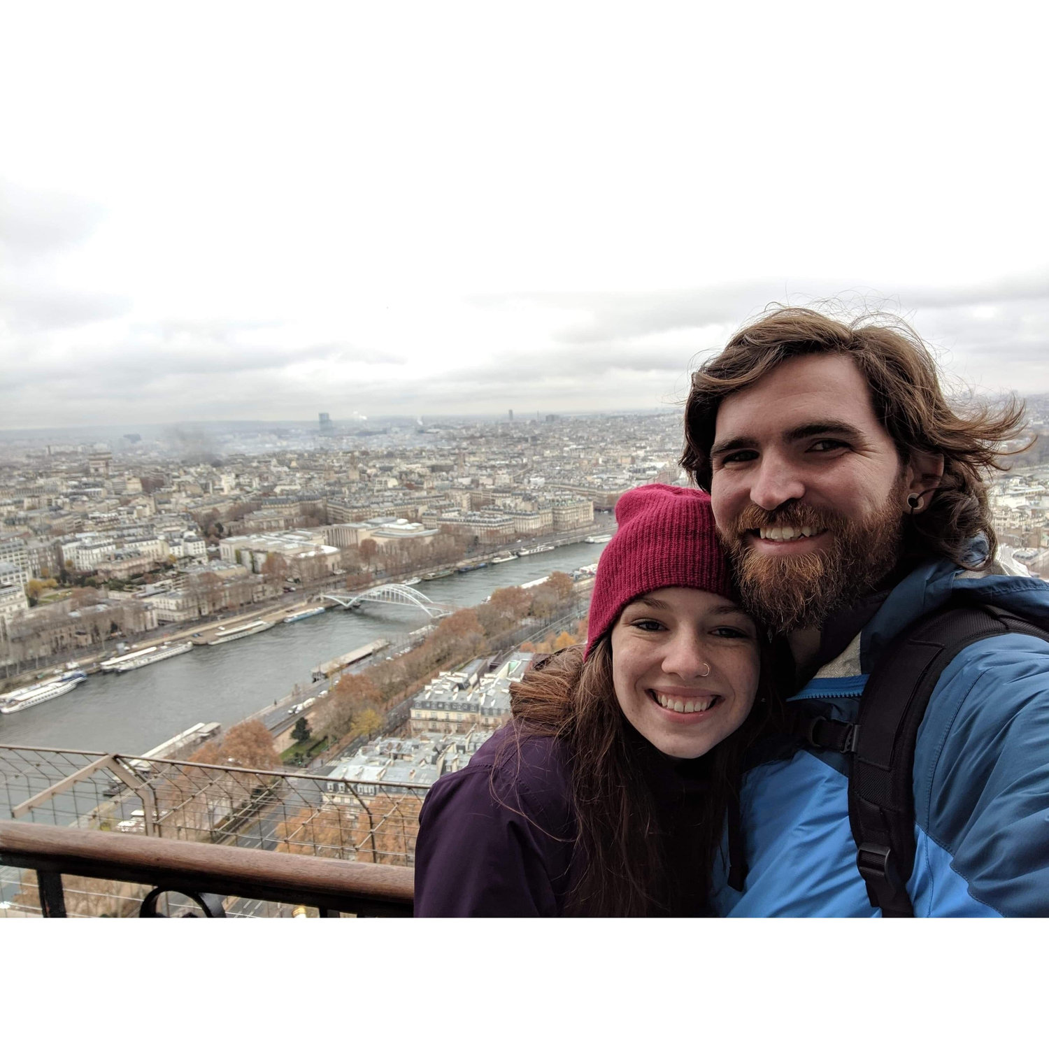 On the Eiffel Tower. 2018.