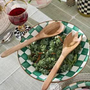 Enamel Salad Serving Set