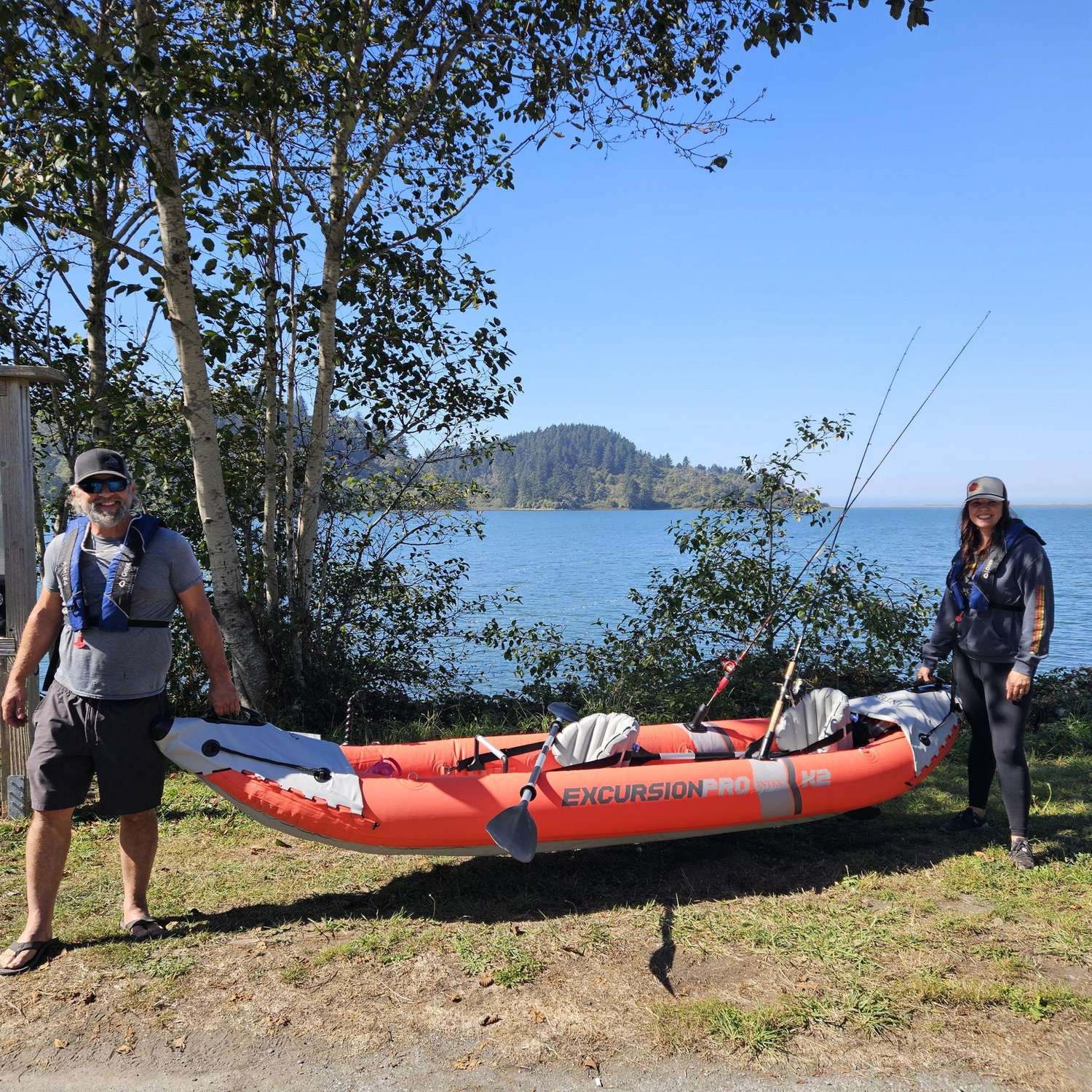 Upgraded our kayak.  Looking very professional now!