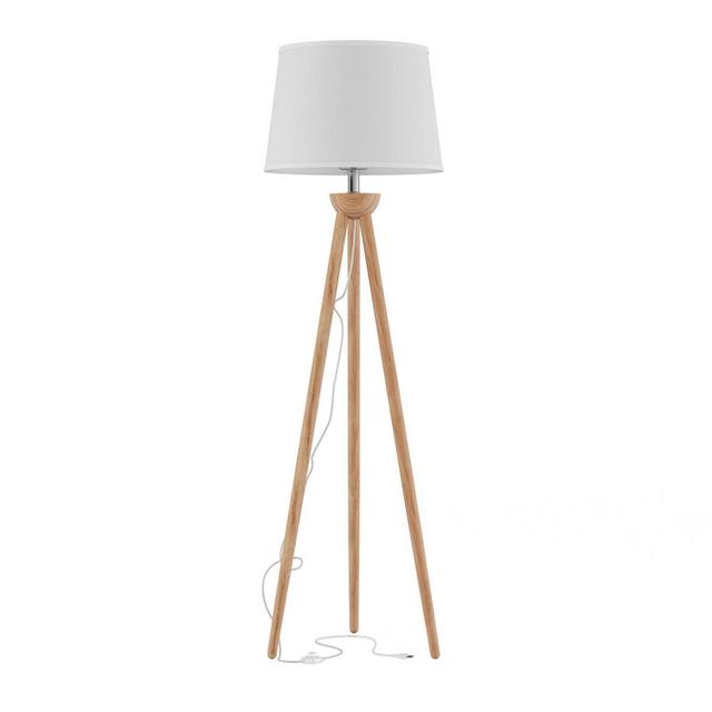 Tripod Floor Lamp-Modern Wood
