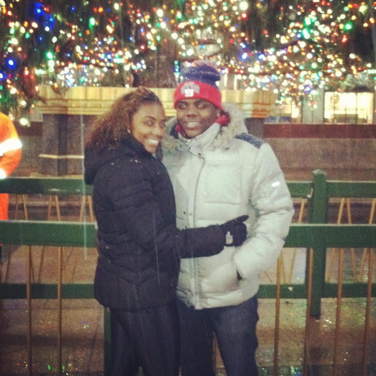 Our first trip to see the Christmas tree at Rockefeller Center. Stunning!