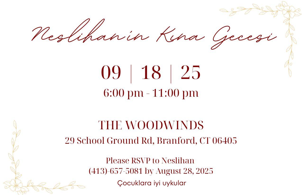 The Wedding Website of Neslihan Kumas and Fatih Aydin