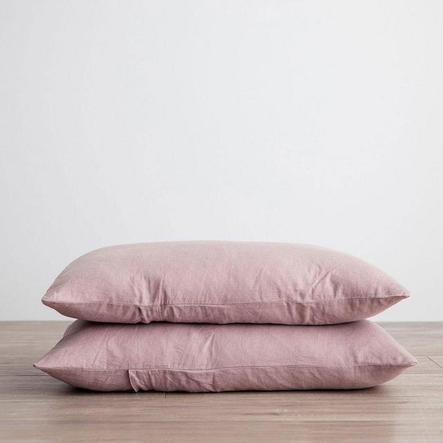 Set of 2 Linen Pillowcases - Dusk