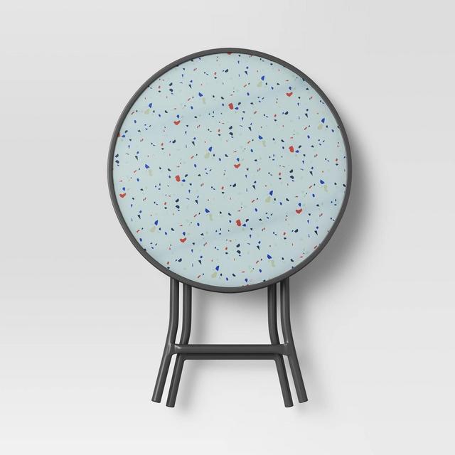 Terrazzo Printed Patio Accent Table - Room Essentials™