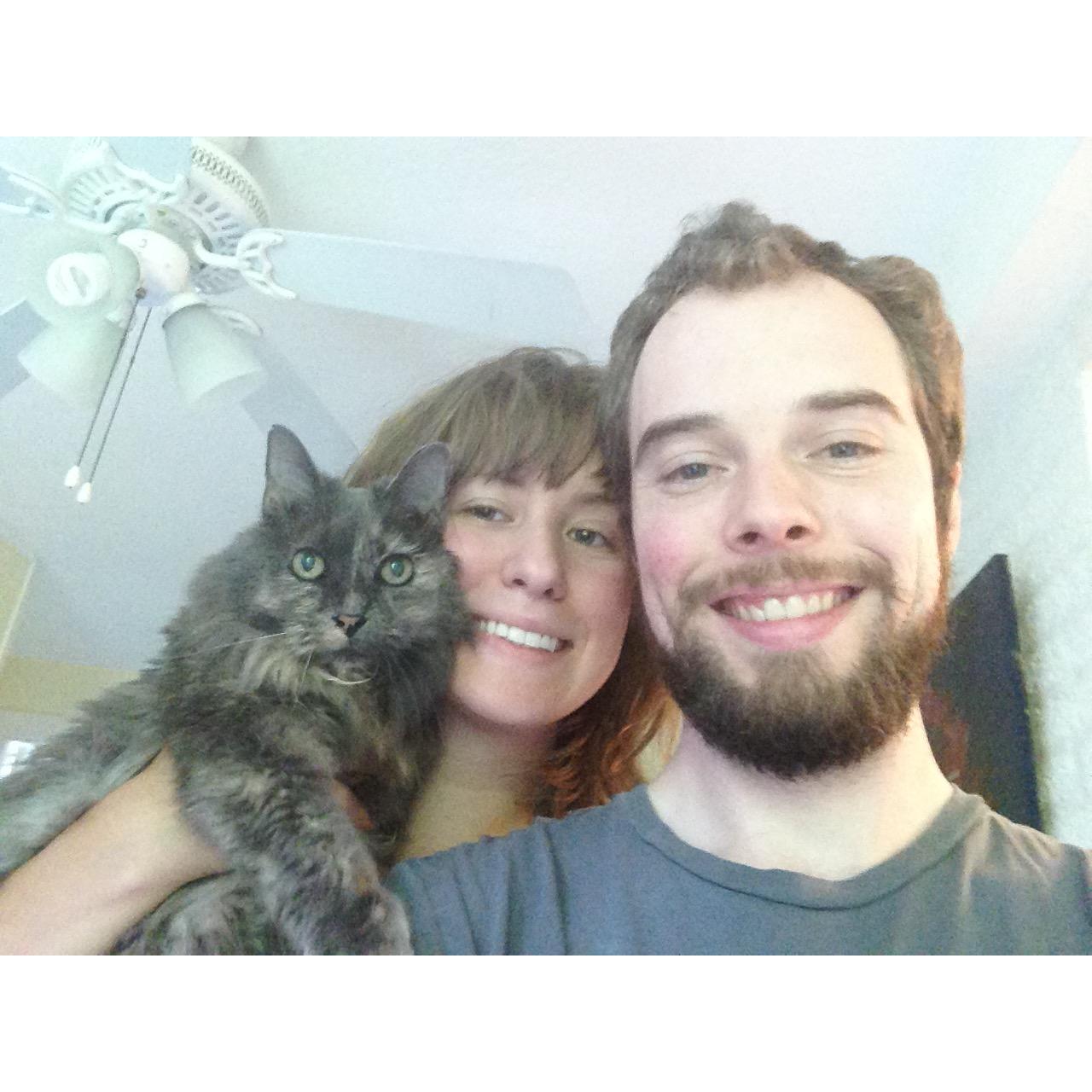 Family picture with Gus in 2017