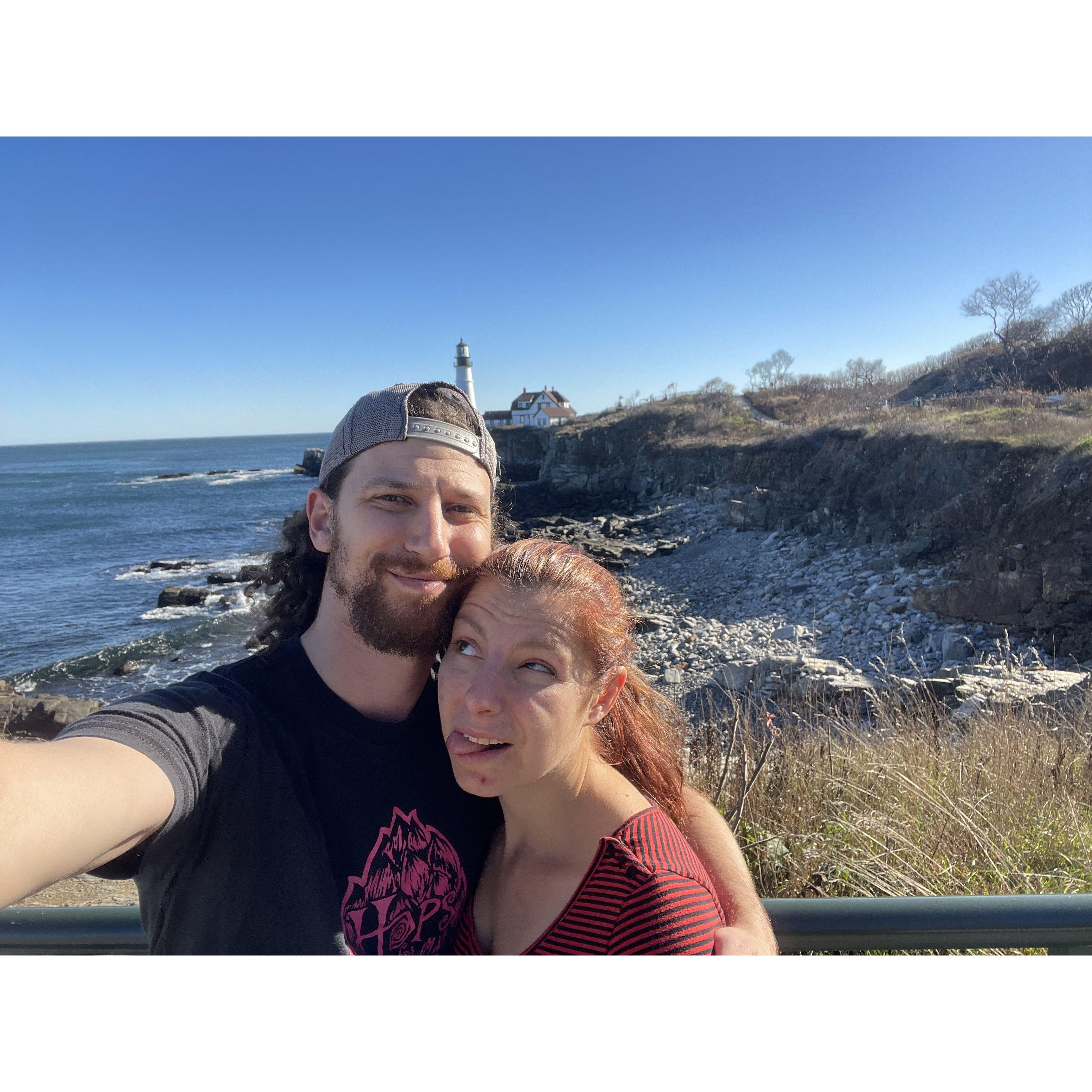 First trip to Maine together