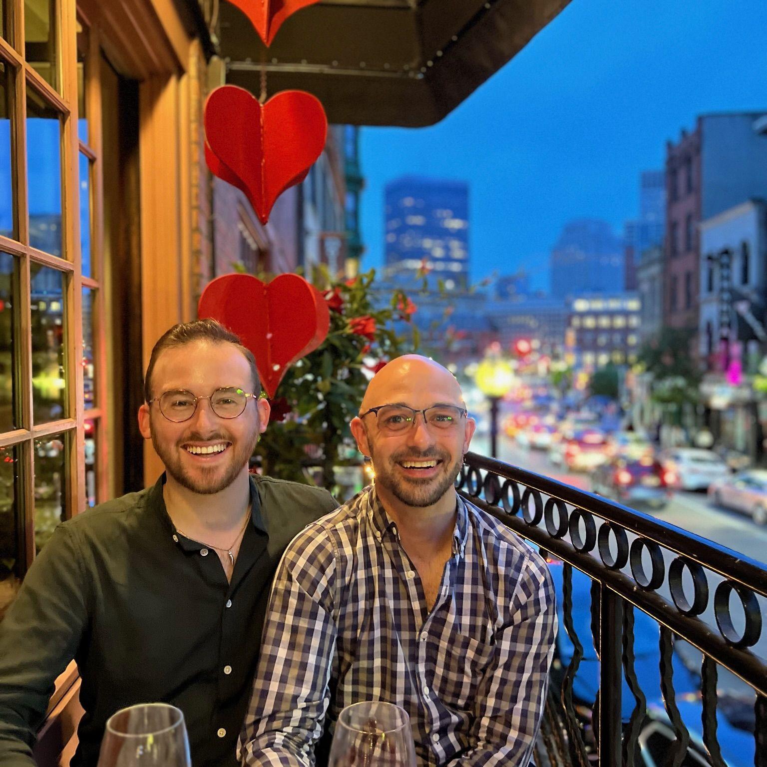 Table 77 is a private, balcony table in Boston's North End. Safe to say Jason planned a romantic date.