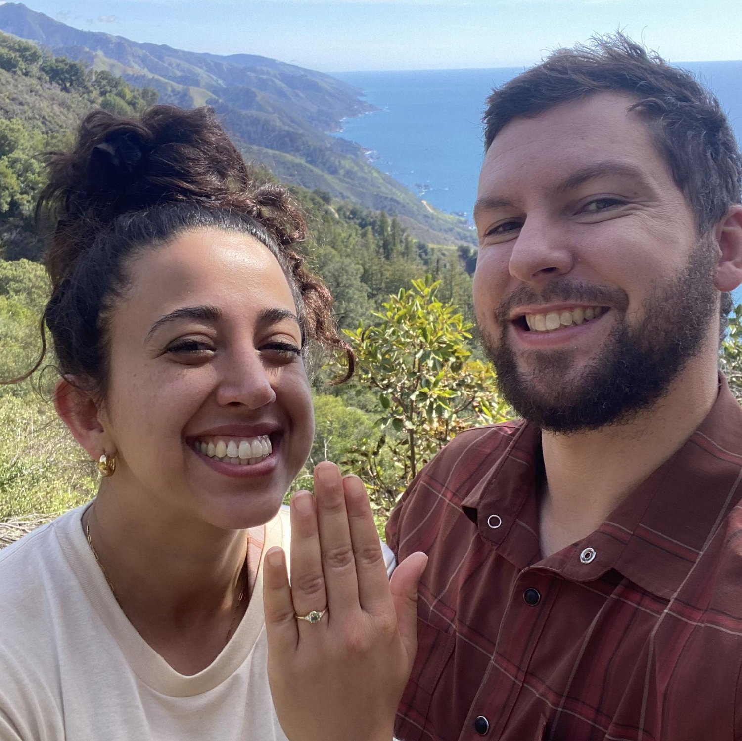 she said YES! March 9, 2024. Big Sur.