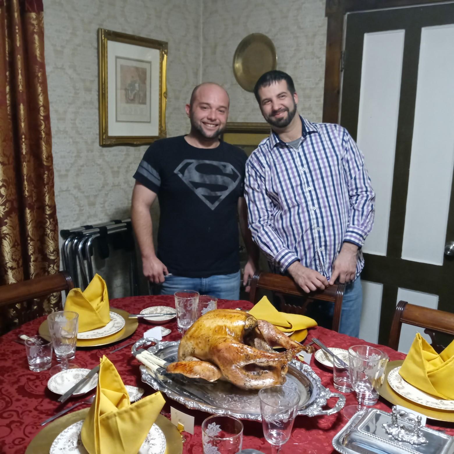 Nov. 17, 2021 - "Thanksgiving: The Prequel" was not only a great meal but the first meeting of our mothers. The night was absolutely amazing - as was Joe's cooking and Shawn's table set-up!!