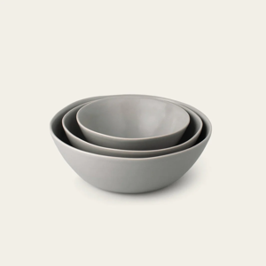 Dove Gray - Nested Serving Bowls