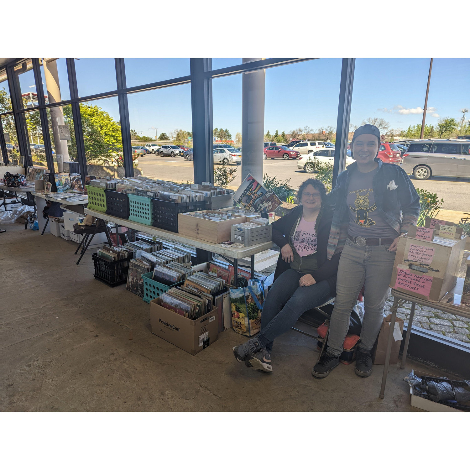 Our first time at the Ithaca Record Fair