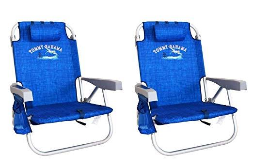 Tommy Bahama 2 Backpack Beach Chairs