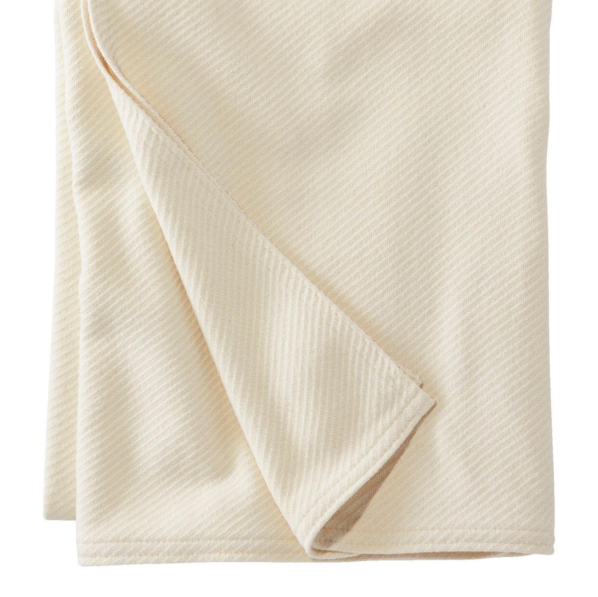 Maine Twill Blanket, Full/Queen, Natural Color