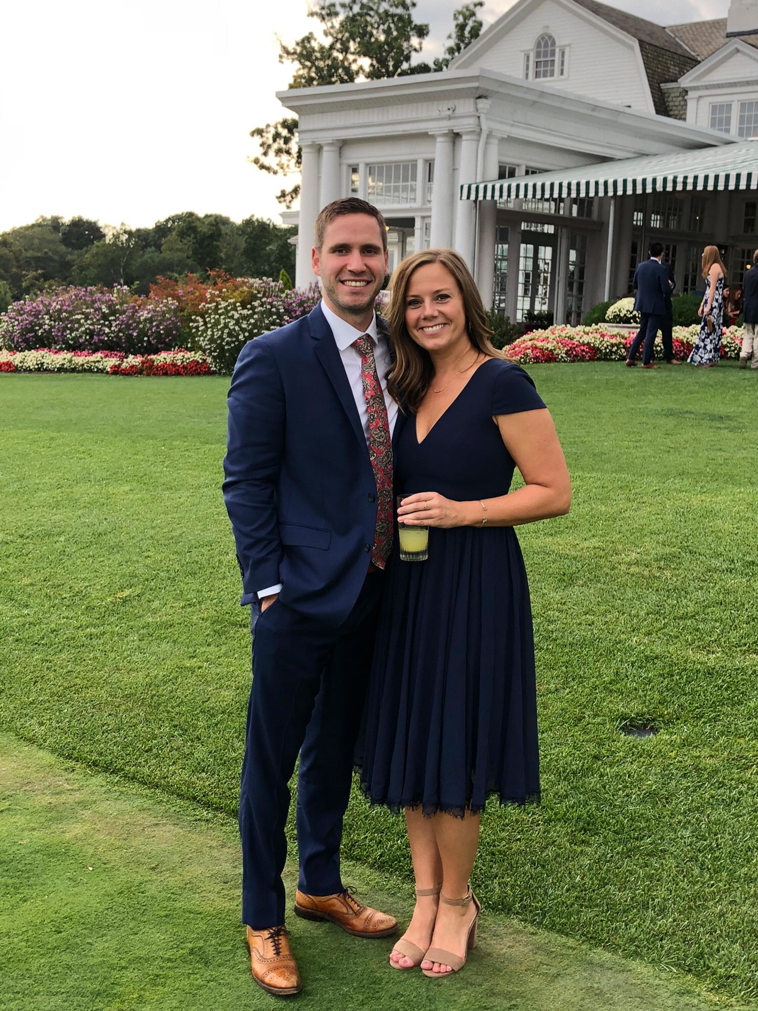 Ryan surviving his first Lally wedding