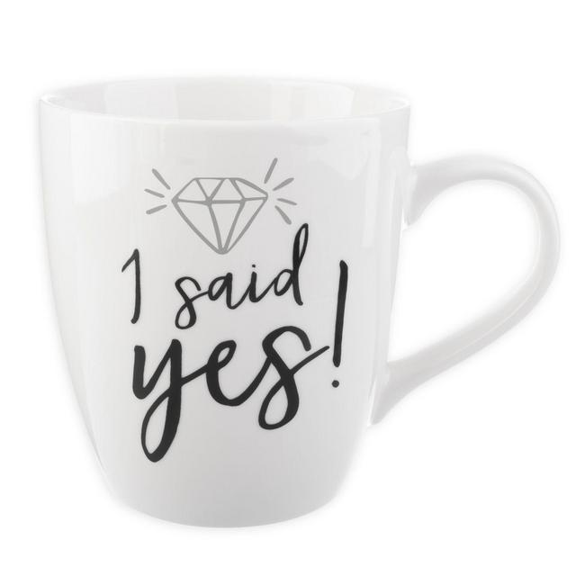 Formations "I Said Yes!" Jumbo Mug in White