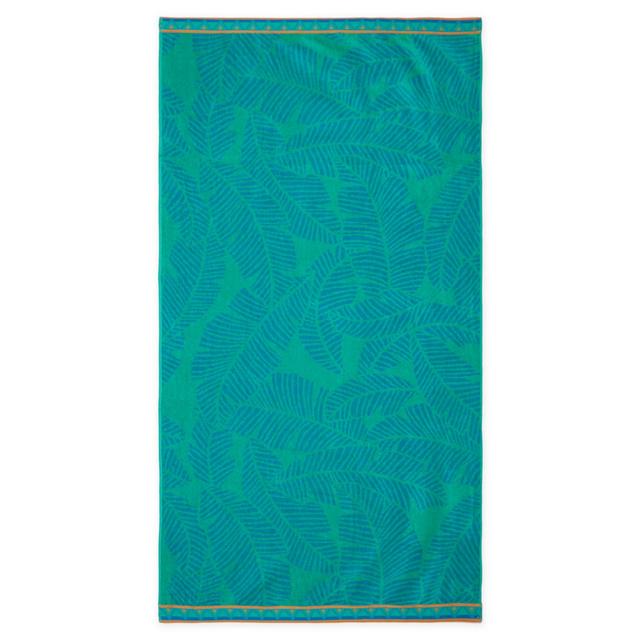 Destination Summer Tropical Leaf Beach Towel