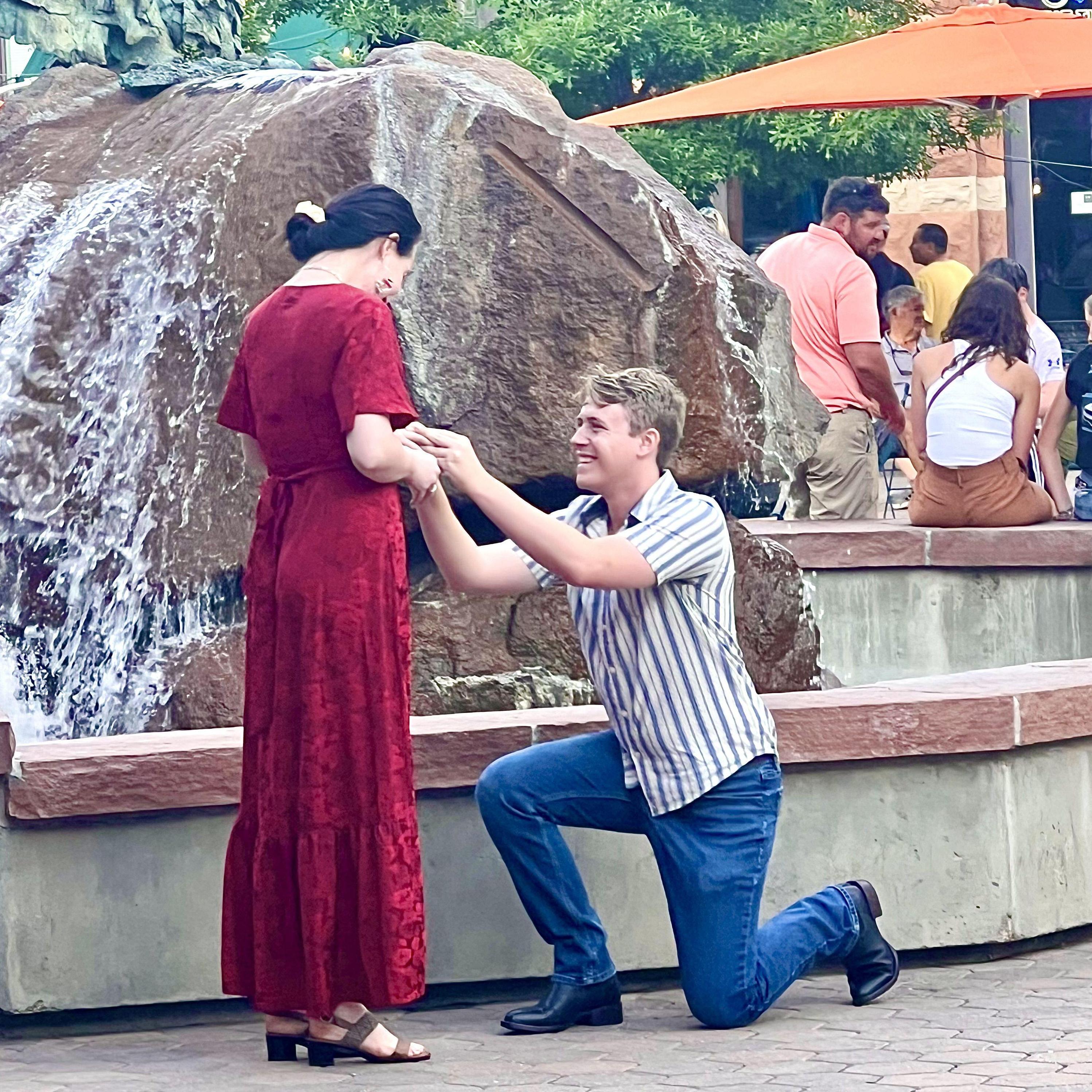 The day we got engaged